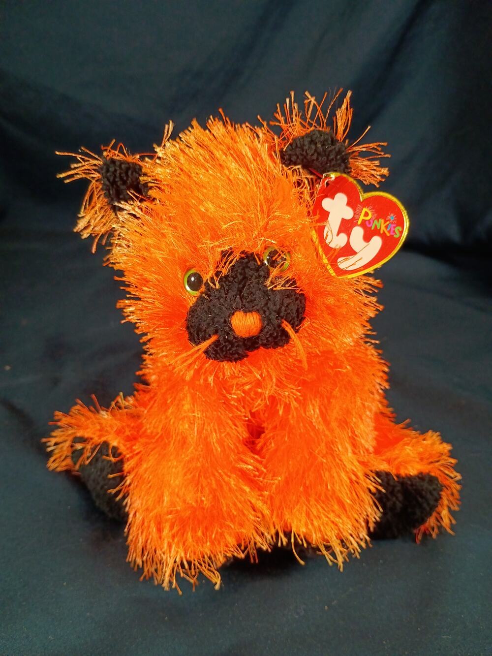 2004 Ty Punkies Spookers Halloween Cat Plush 8in Tags